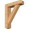 Ekena Millwork Traditional Craftsman Smooth Bracket w/ Offset Brace, Western Red Cedar, 5 1/2"W x 22"D x 26"H BKT0604X22X26TRA04SWR - alternate 1
